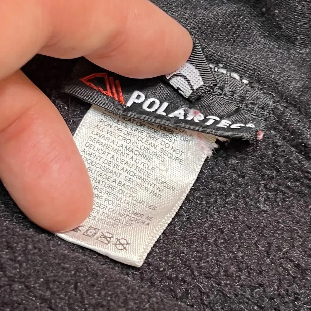 The North Face Denali Jacket Mens L Black Polartec Fleece Full Zip Outdoor